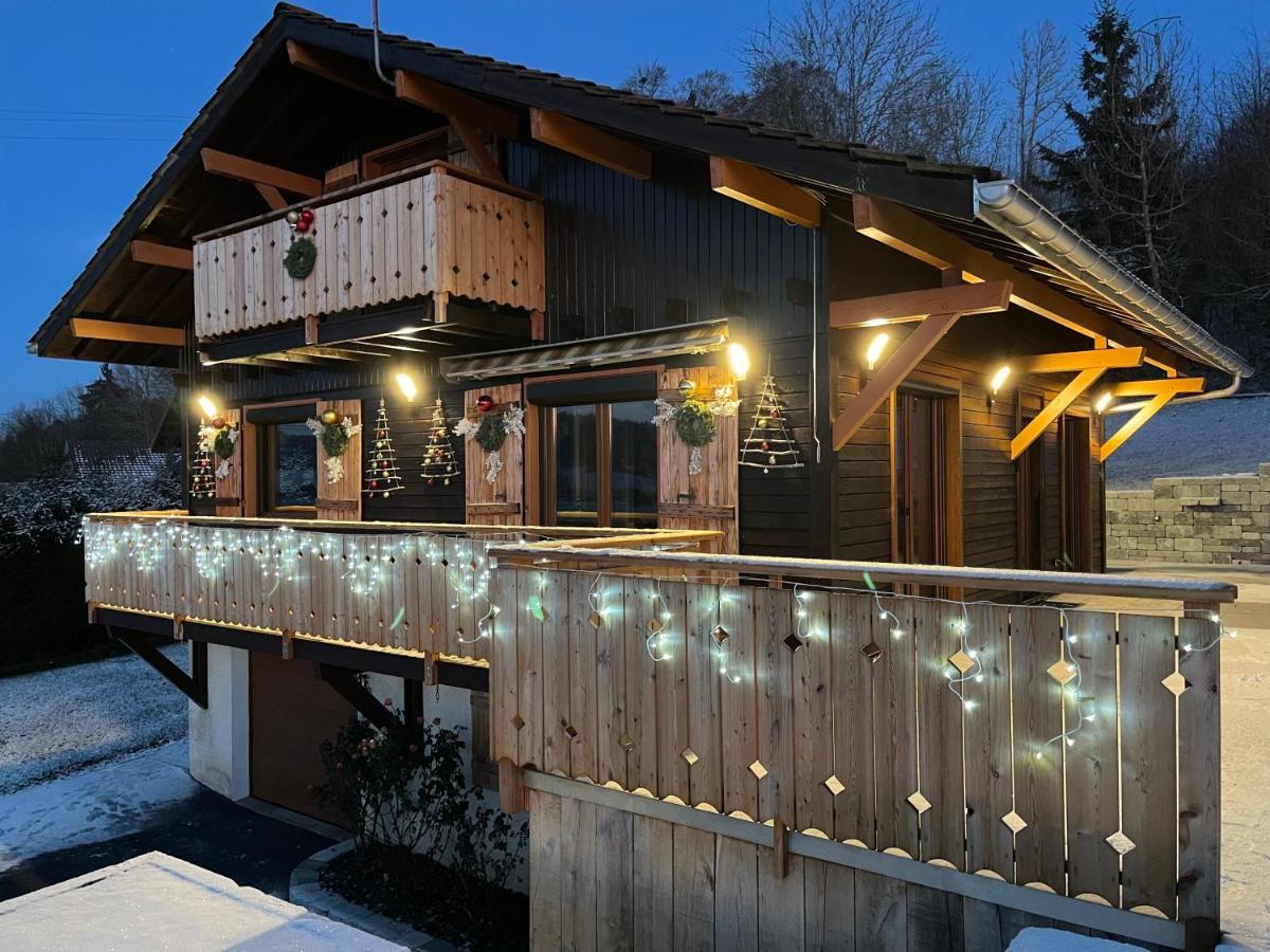 Chalet-Michel Avec Spa Montperreux Extérieur photo